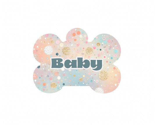 Pastel Sparkles Tag