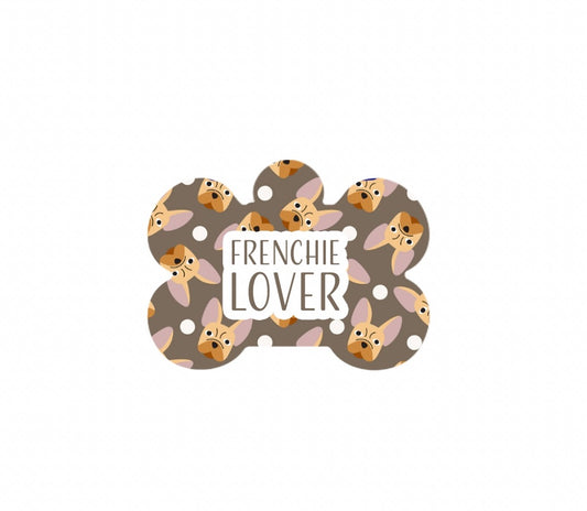 Frenchie Head Tag