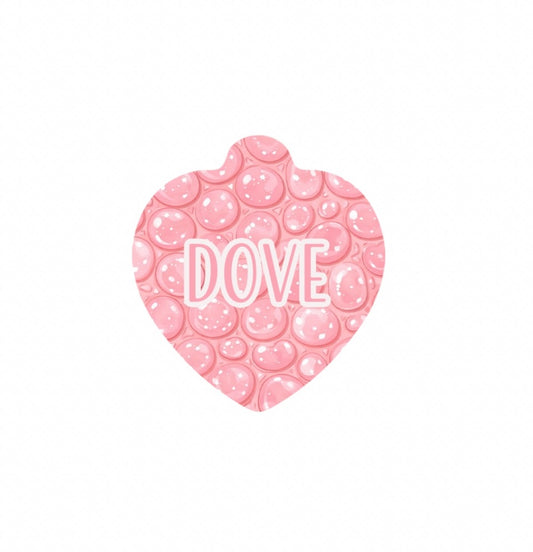 Pink Bubble Tag