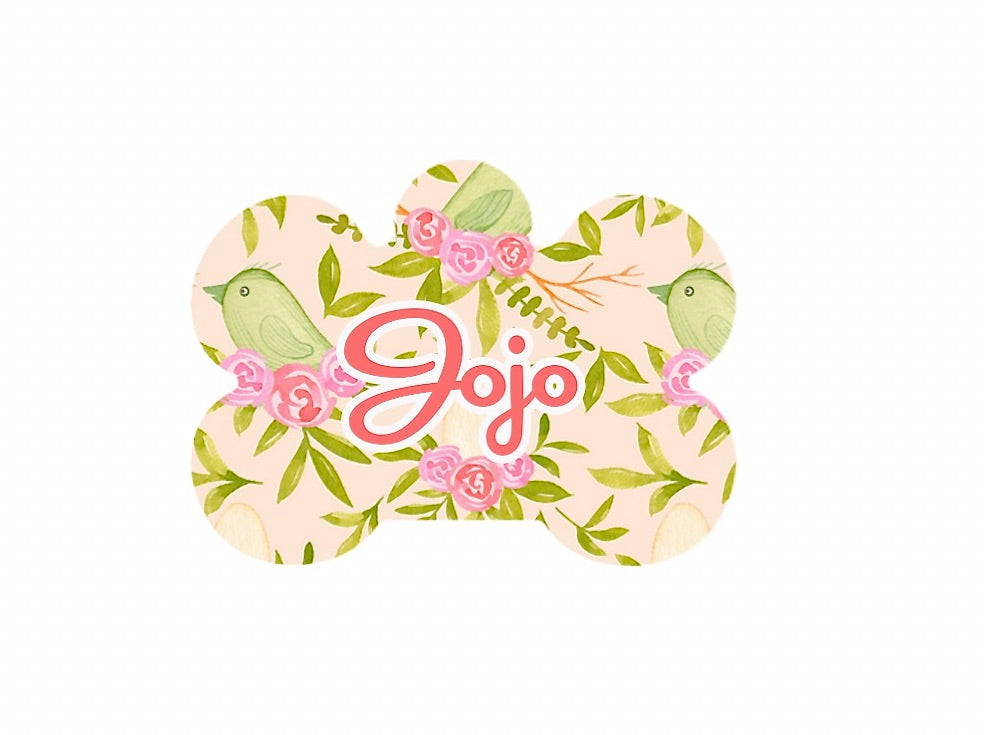 Spring Birds Tag