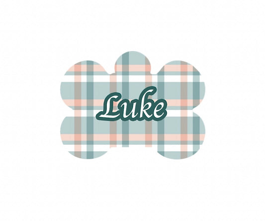 Spring Plaid Tag