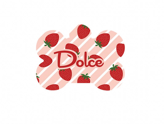 Spring Strawberries Tag