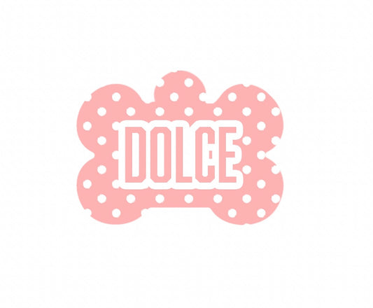 Pink Polka Dots Tag
