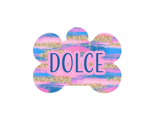 Spring Glitter Tag