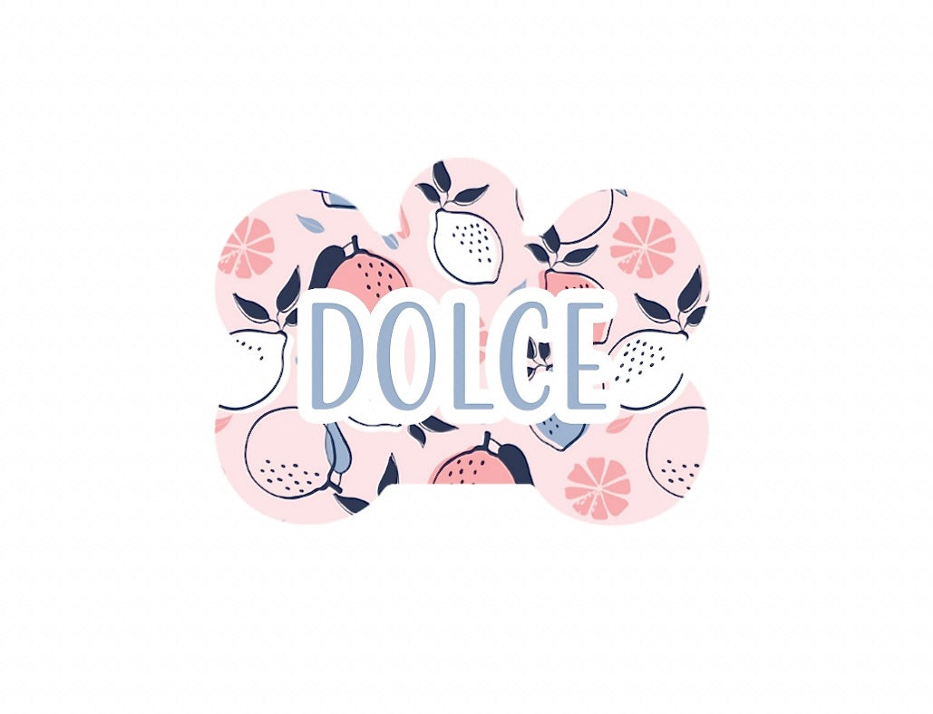 Pink Spring Citrus Tag