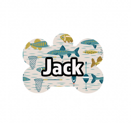 Fish Metal Tag