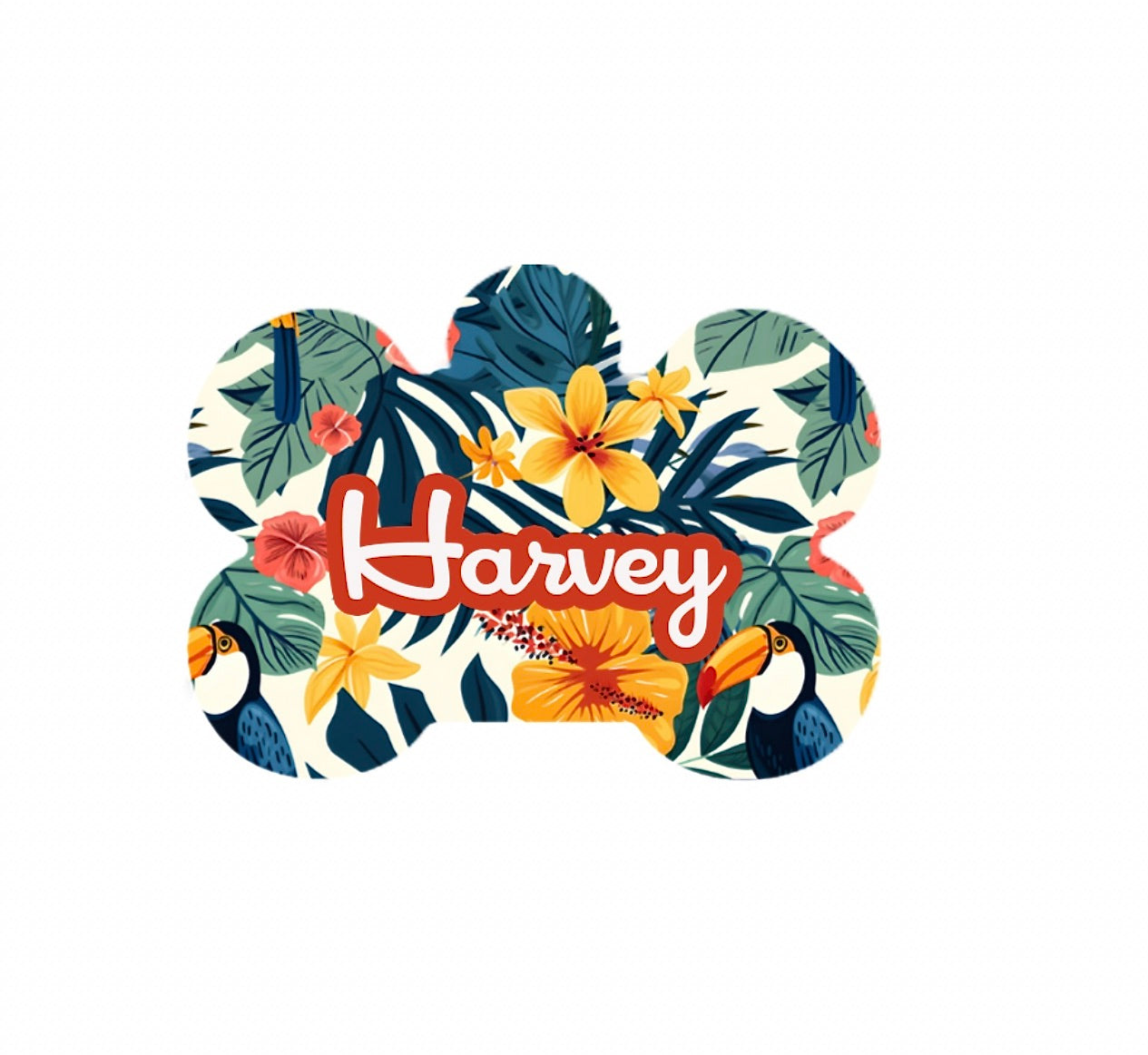 The Tropics Metal Tag
