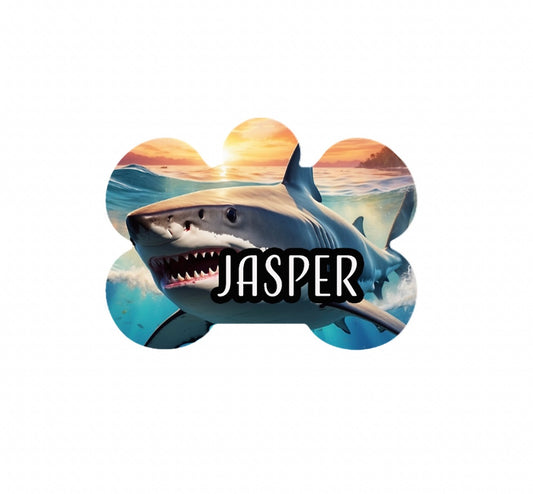 Shark Metal Tag