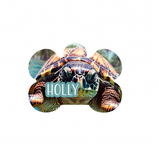 Sea Turtle Metal Tag