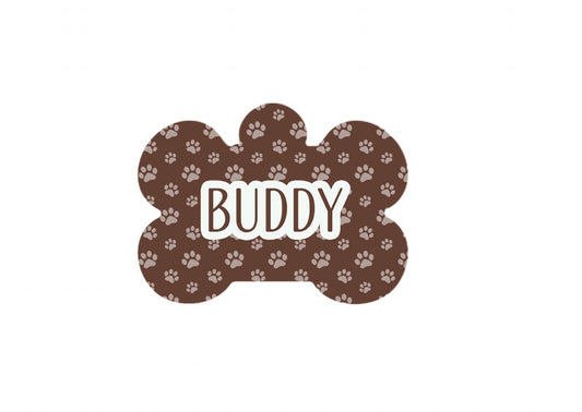 Brown Paws Tag